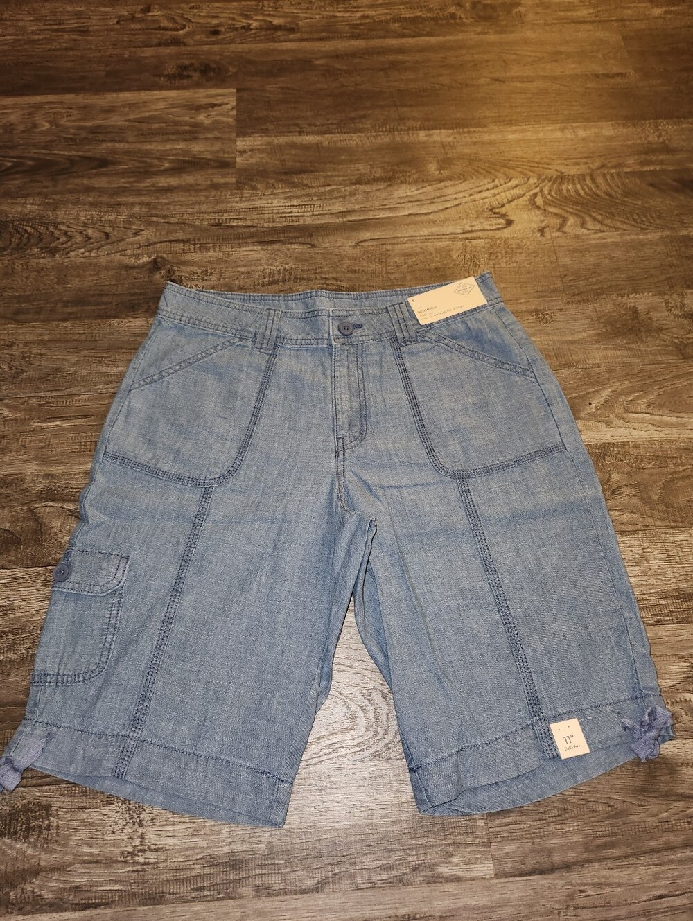 St. John's Bay Women's Mid Rise Bermuda Shorts